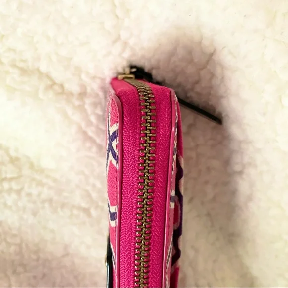 Kate Spade Moroccan Market Pink Zip Wallet - Picture 9 of 12